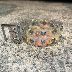 Urban Outfitters iridescent & Silver Buckle